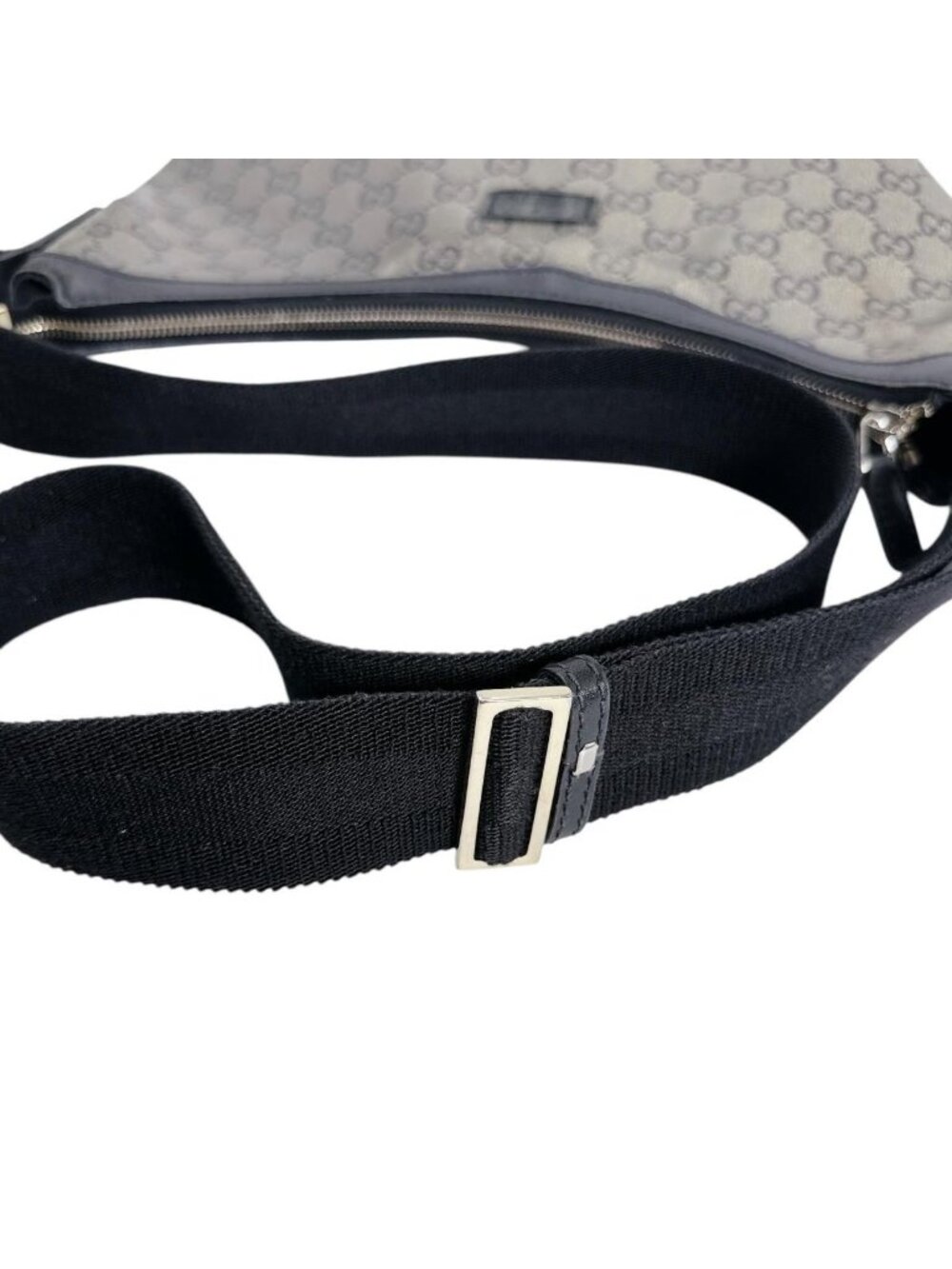 Gucci Square Coating GG Crystal Shoulder Bag Black Gold - Picture 9 of 15